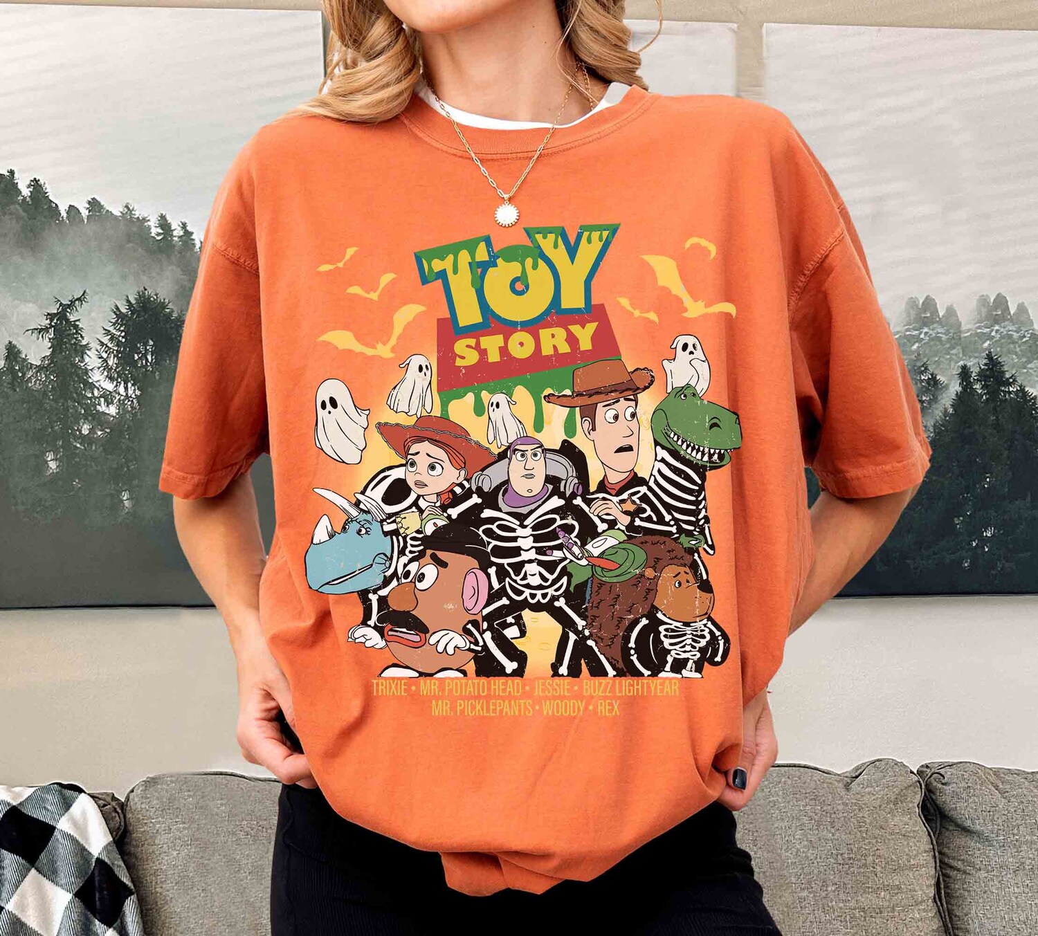 Retro Toy Story Halloween Shirt | Vintage Halloween Party 2024 image 1