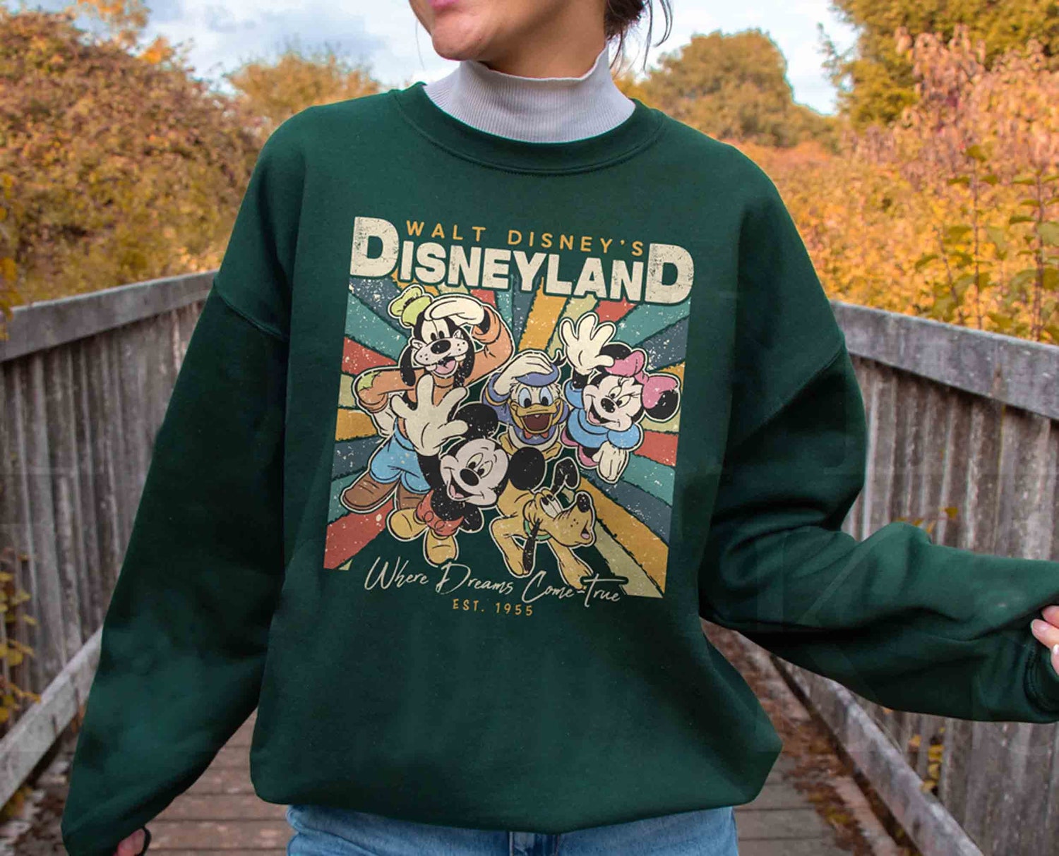 Retro Disneyland Shirt | Mickey and Friends Tee | Disney Family Trip Shirt | Where Dreams Come True image 4