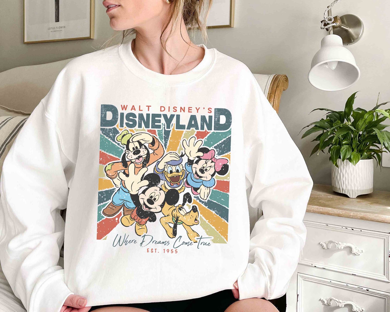 Retro Disneyland Shirt | Mickey and Friends Tee | Disney Family Trip Shirt | Where Dreams Come True image 6