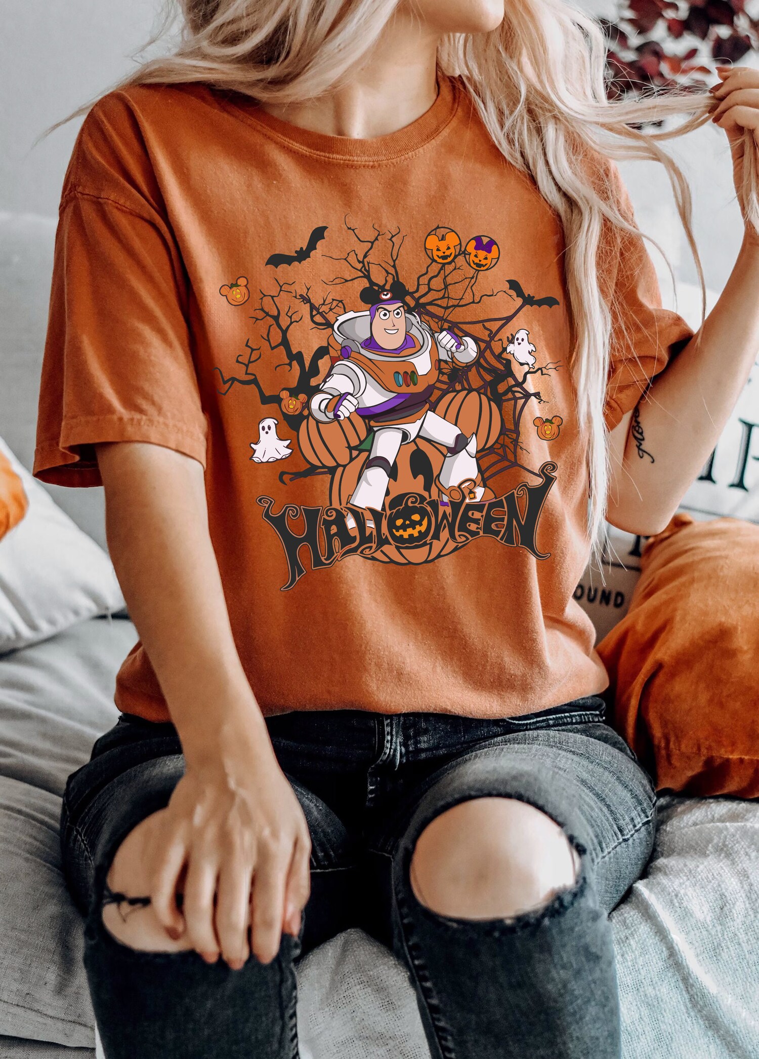 Toy Story Halloween Shirt | Buzz Lightyear Tee | Disneyland Spooky Kids Shirt | Disney Halloween image 9