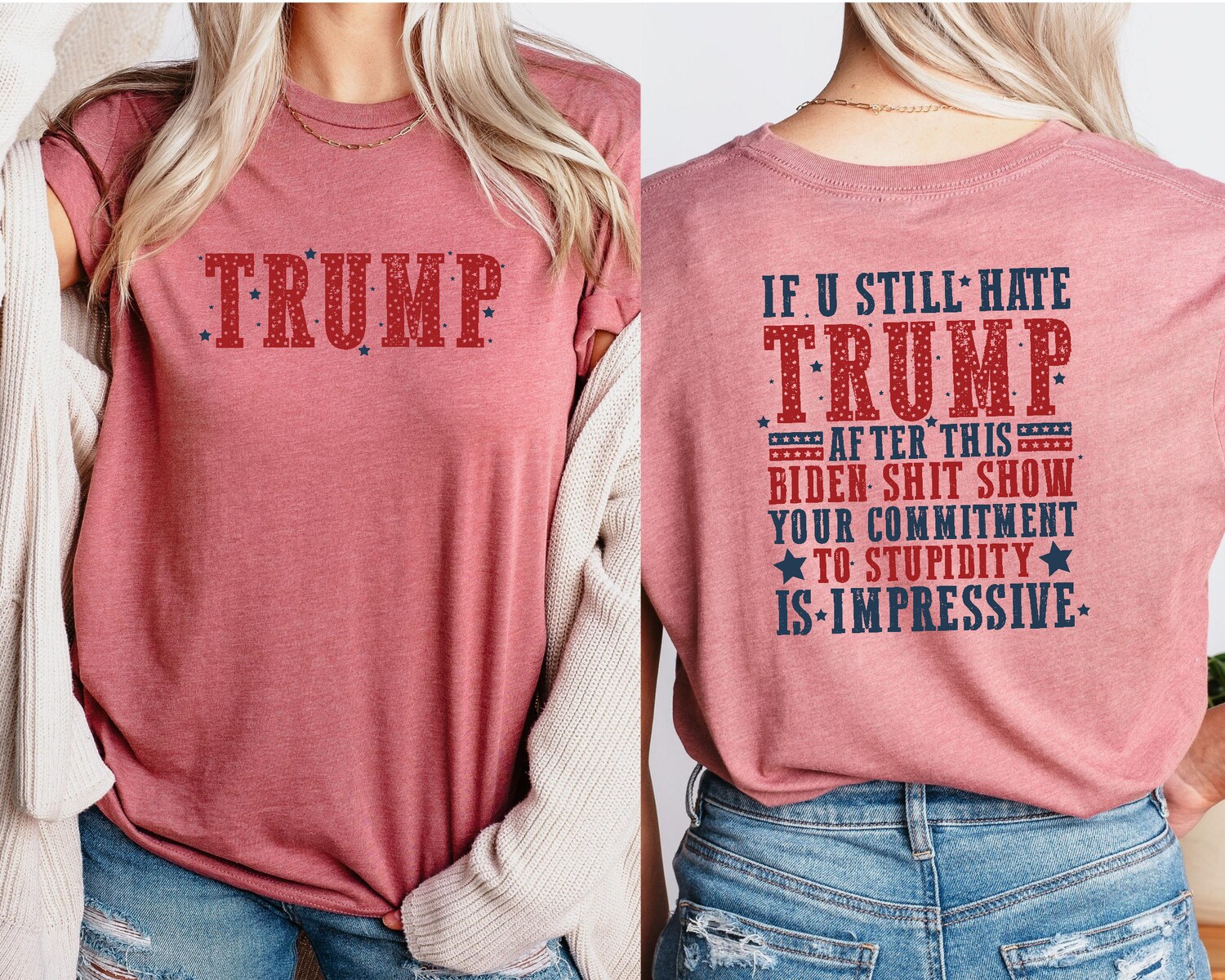 Trump 2024 Shirt | Donald Trump Supporter Tee | President Trump Election 2024 Apparel image 4