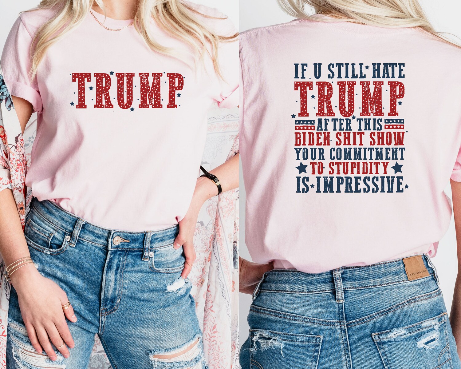 Trump 2024 Shirt | Donald Trump Supporter Tee | President Trump Election 2024 Apparel image 5