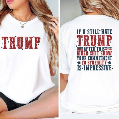 Trump 2024 Shirt | Donald Trump Supporter Tee | President Trump Election 2024 Apparel image 0