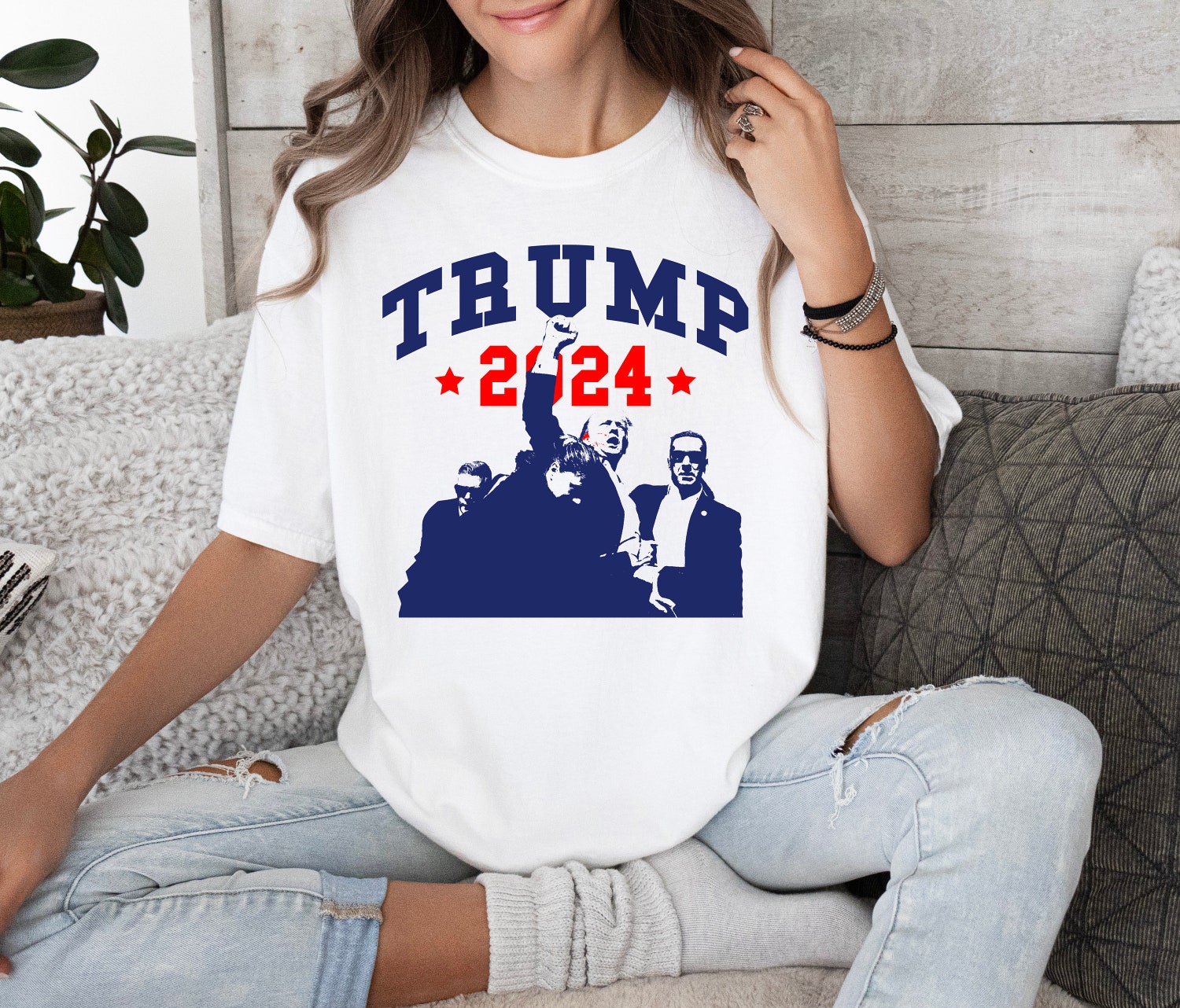 Trump 2024 Election Shirt | Pro Trump Support T-Shirt | I Stand with Trump for President image 1