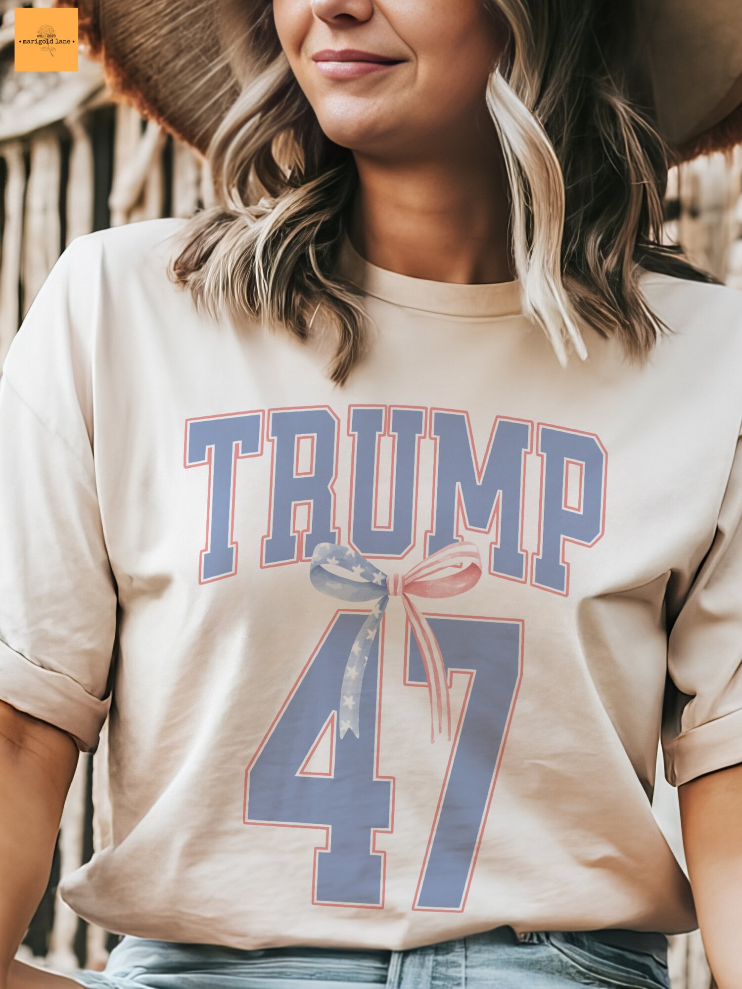 Trump Coquette T-shirt MAGA 47 Tee Cute Political Shirt Multiple Colors Trump Supporter Apparel image 1