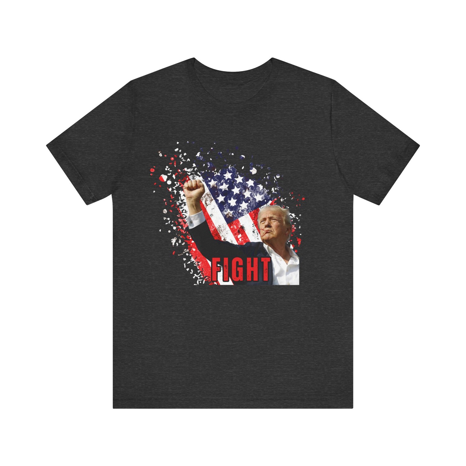 Pro Trump Fight T-Shirt | Republican Convention Donald Trump Support Tee image 7