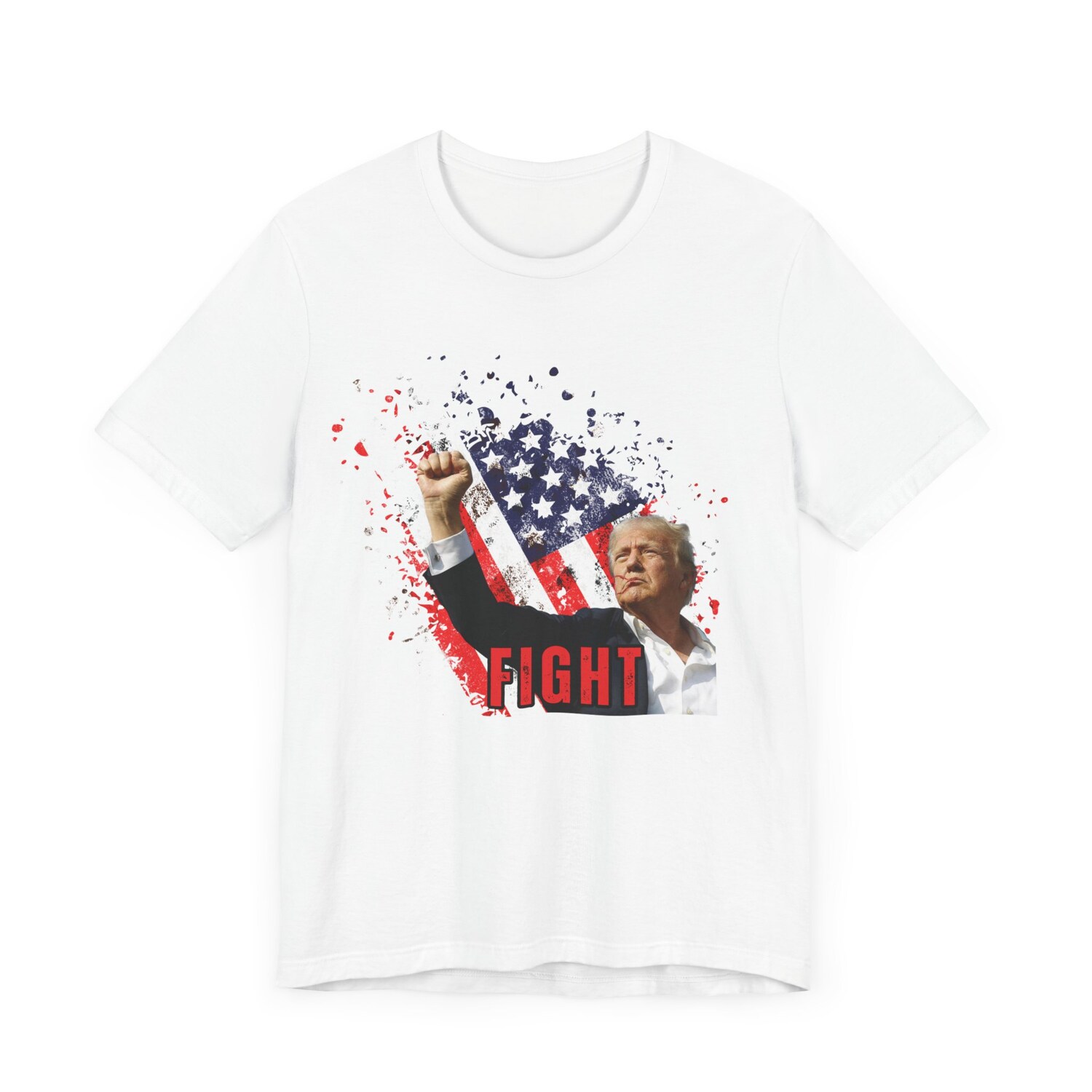 Pro Trump Fight T-Shirt | Republican Convention Donald Trump Support Tee image 8