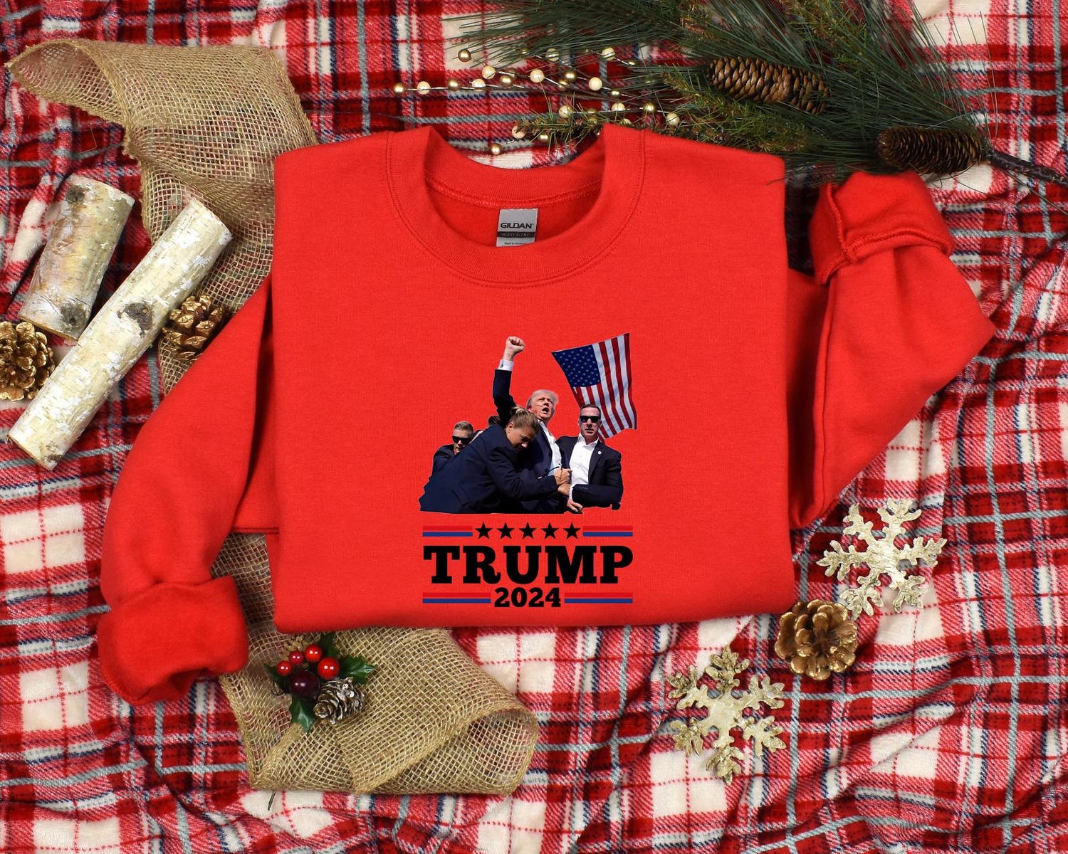 Stand With Trump Shirt - Trump Rally Shirt - Make America Great Again Sweatshirt - Trump 2024 image 6