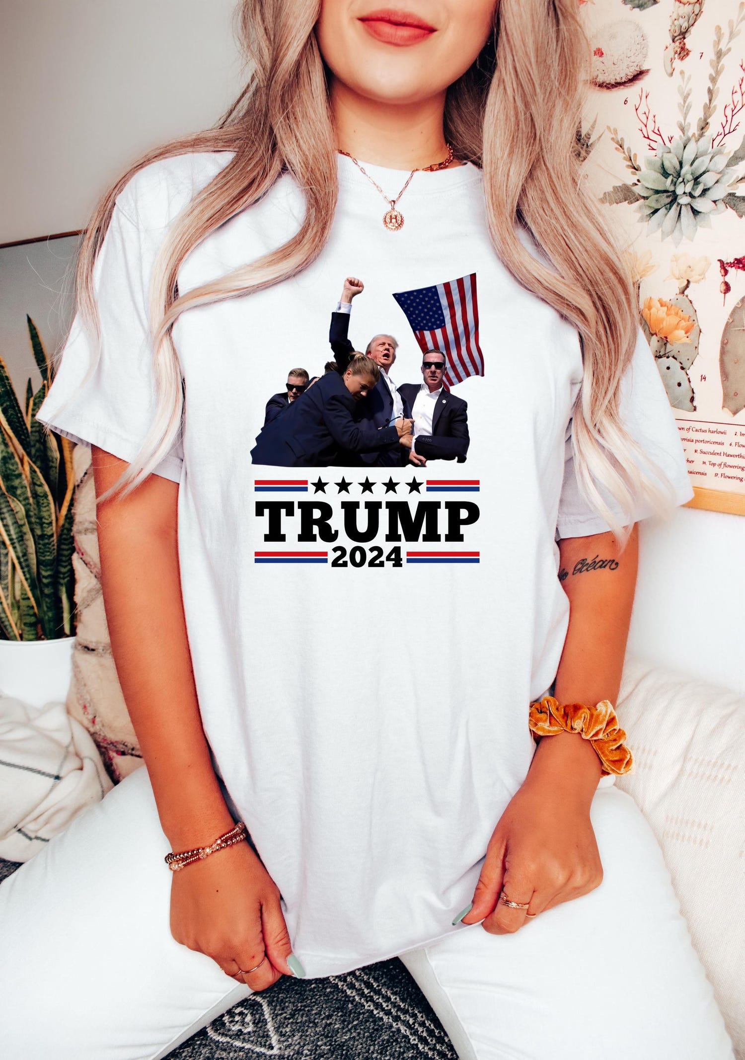 Stand With Trump Shirt - Trump Rally Shirt - Make America Great Again Sweatshirt - Trump 2024 image 2