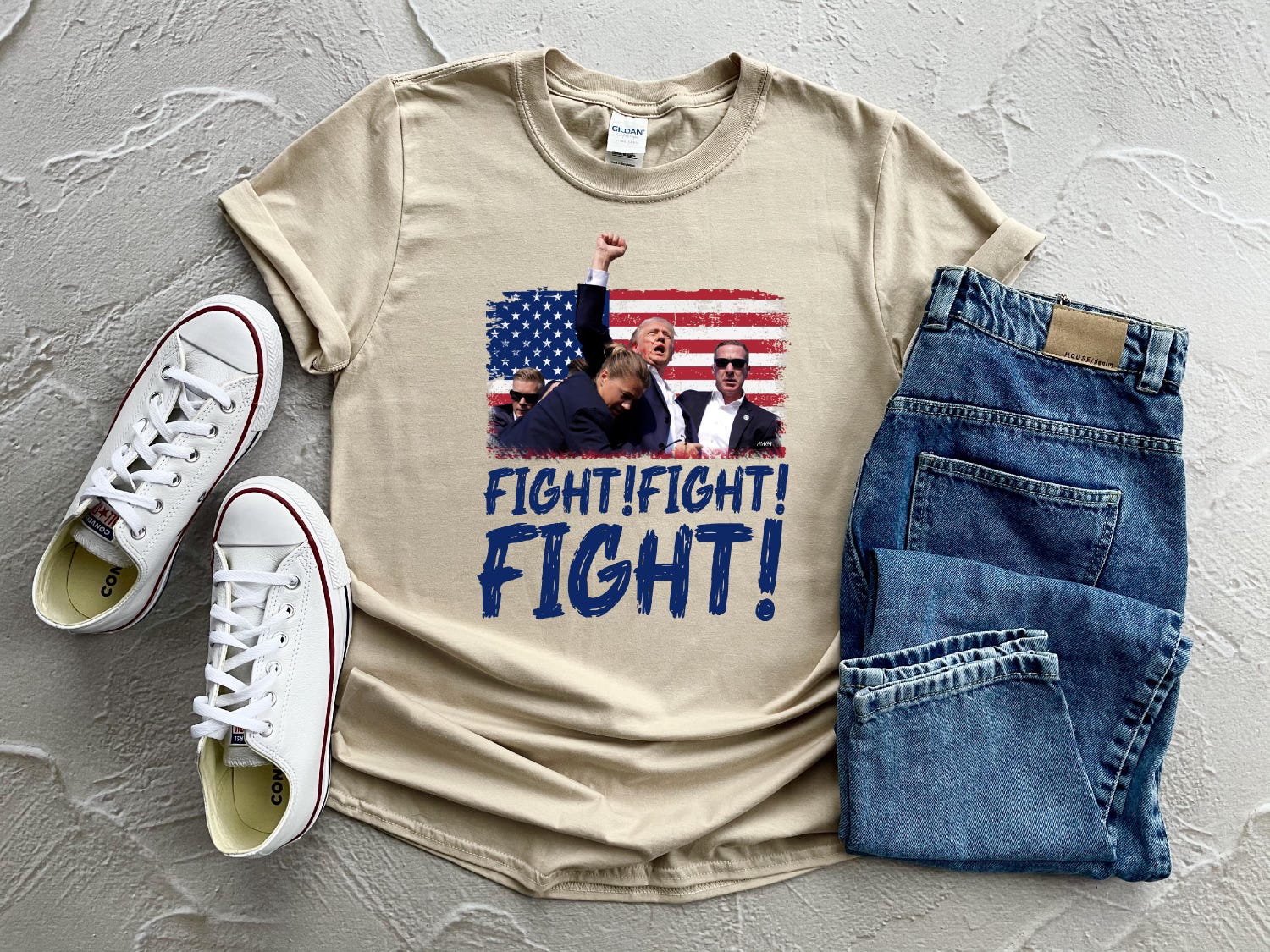 Trump 2024 Election Shirt | Support President Donald Trump | Fight Fight Fight Tee image 4