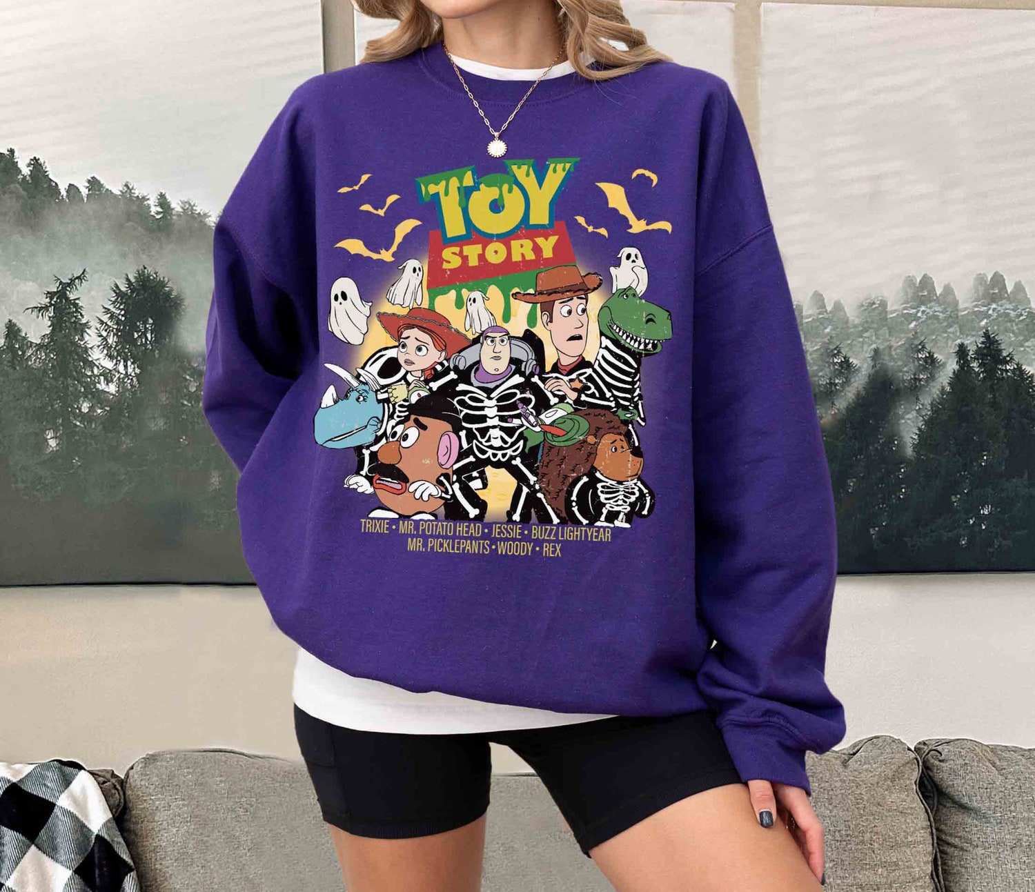 Retro Toy Story Halloween Shirt Vintage Toy Story Tee Halloween 2024 image 3