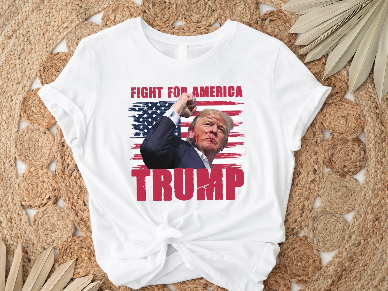 Trump Fight for America Shirt - Donald Trump Rally Sweatshirt - Political Statement Tee image 1