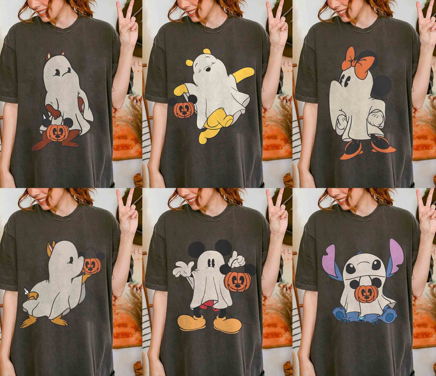 Personalized Halloween Shirt Mickey Ghost Tee Not So Scary Halloween Party Shirt image 0