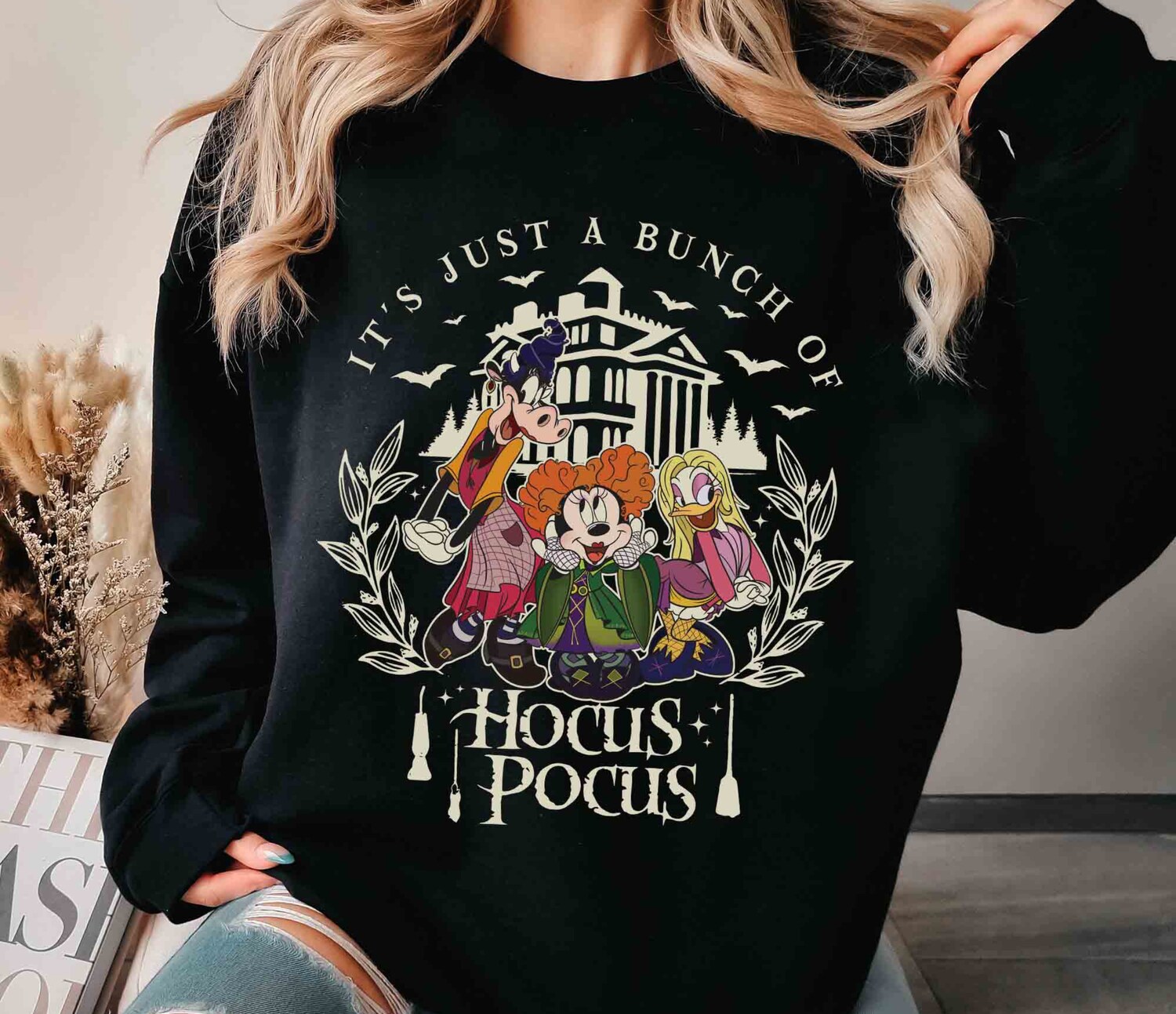 Halloween Hocus Pocus Shirt | Mickey and Friends Sanderson Sisters | Happy Halloween Tee image 2