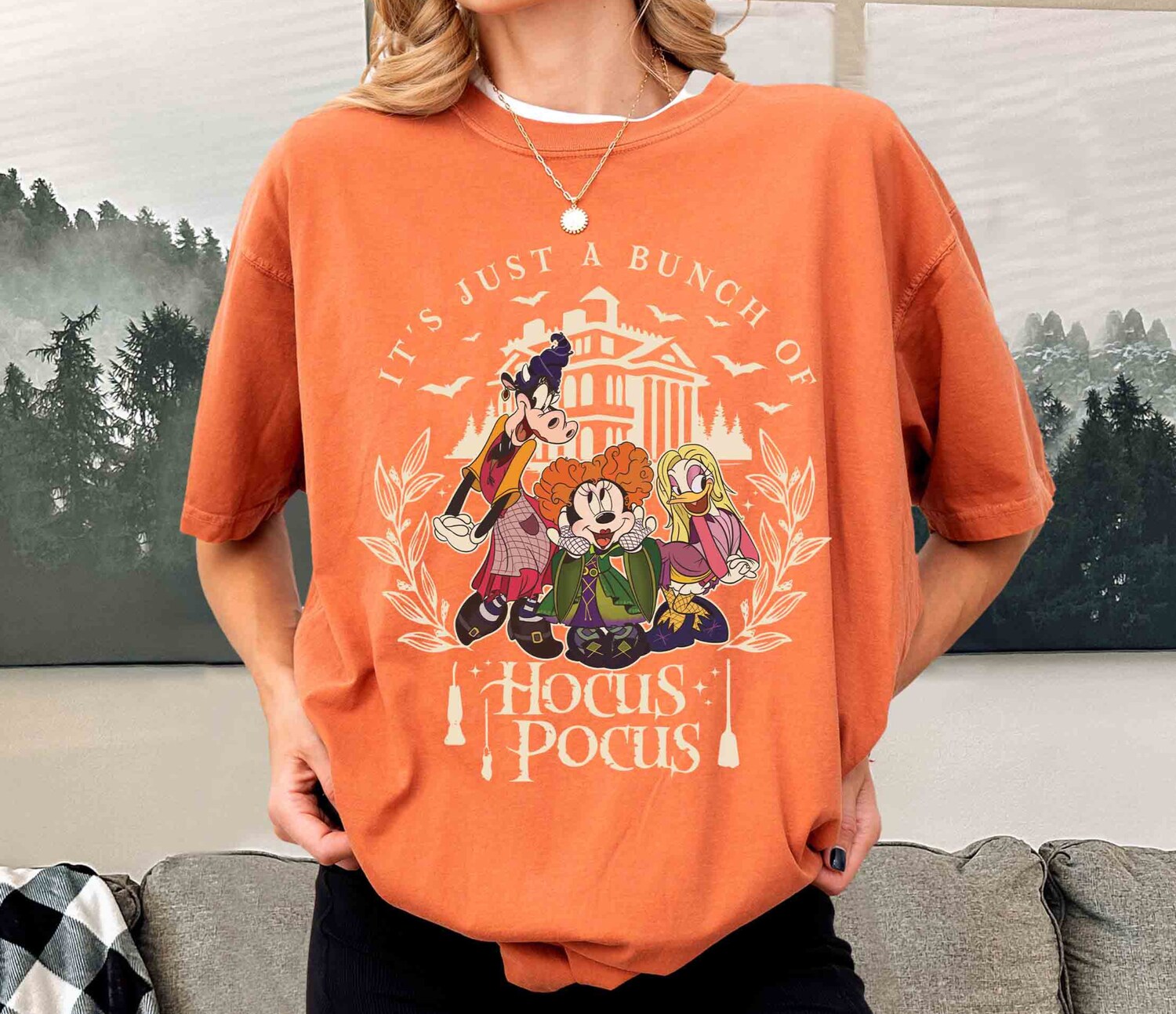 Halloween Hocus Pocus Shirt | Mickey and Friends Sanderson Sisters | Happy Halloween Tee image 3