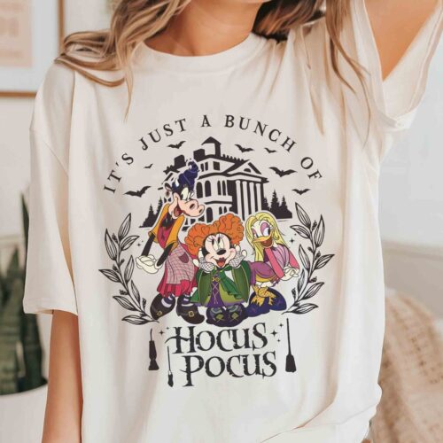 Halloween Hocus Pocus Shirt | Mickey and Friends Sanderson Sisters | Happy Halloween Tee image 0