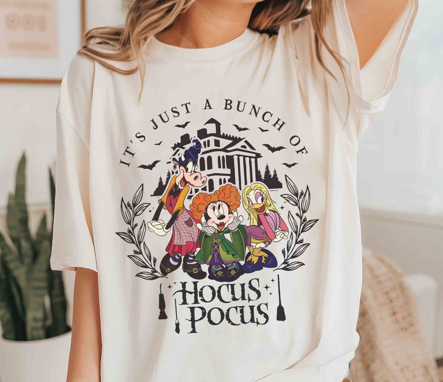 Halloween Hocus Pocus Shirt | Mickey and Friends Sanderson Sisters | Happy Halloween Tee image 0