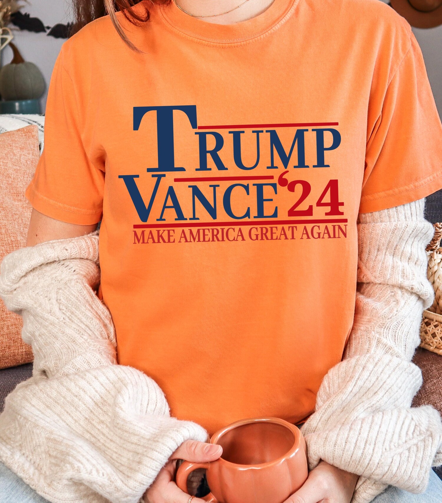 Trump 2024 Shirt | Trump Vance Election T-Shirt | MAGA Never Surrender Tee image 5