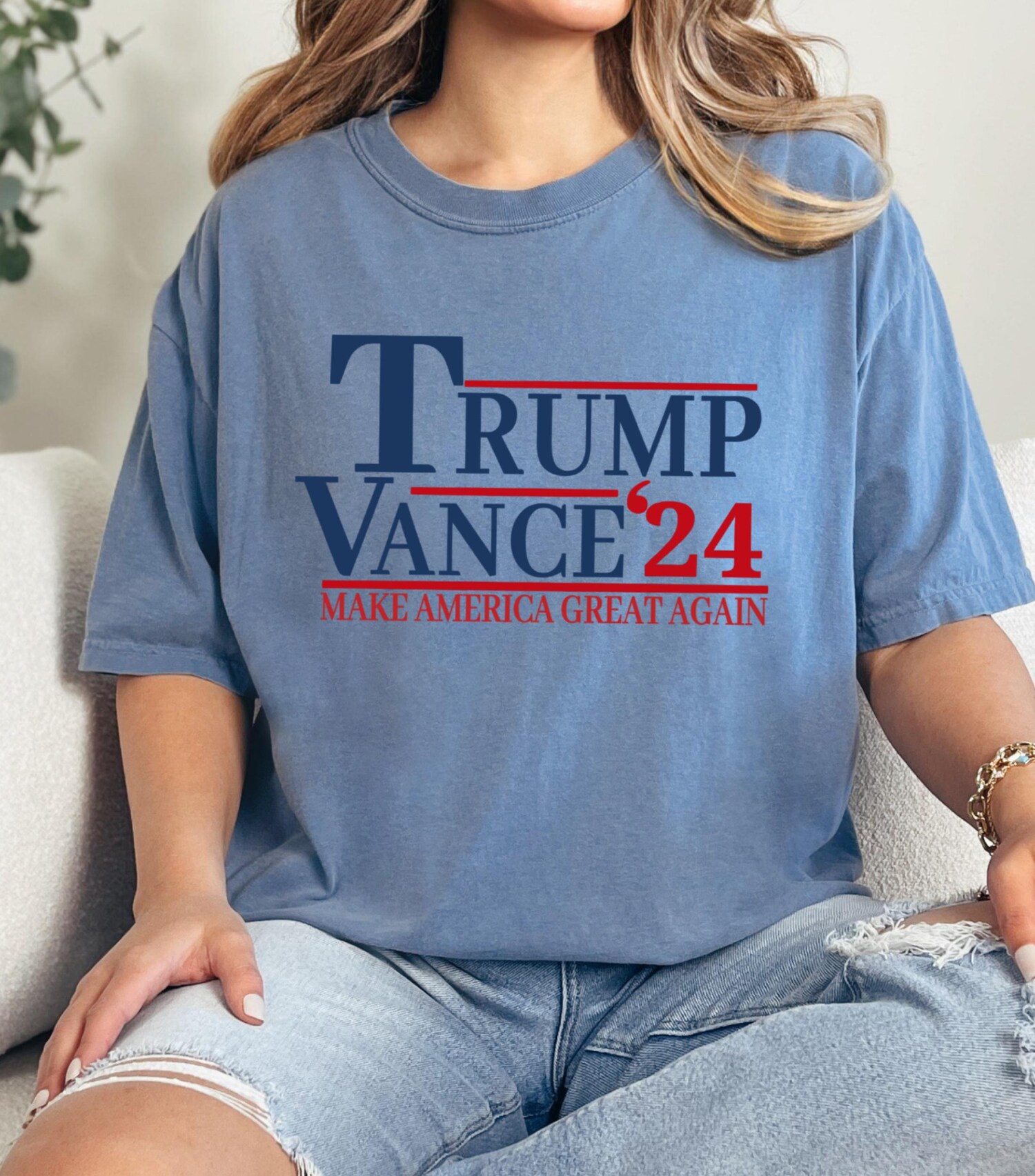 Trump 2024 Shirt | Trump Vance Election T-Shirt | MAGA Never Surrender Tee image 2