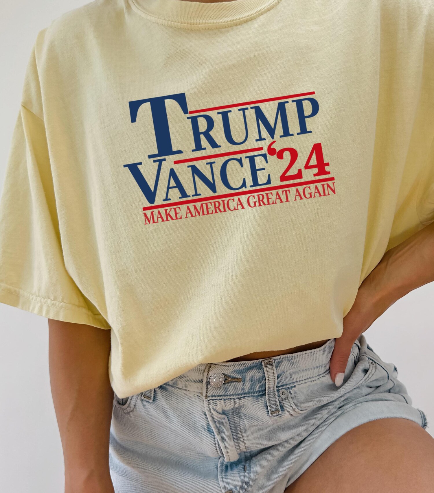 Trump 2024 Shirt | Trump Vance Election T-Shirt | MAGA Never Surrender Tee image 3