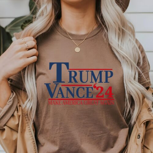 Trump 2024 Shirt | Trump Vance Election T-Shirt | MAGA Never Surrender Tee image 0