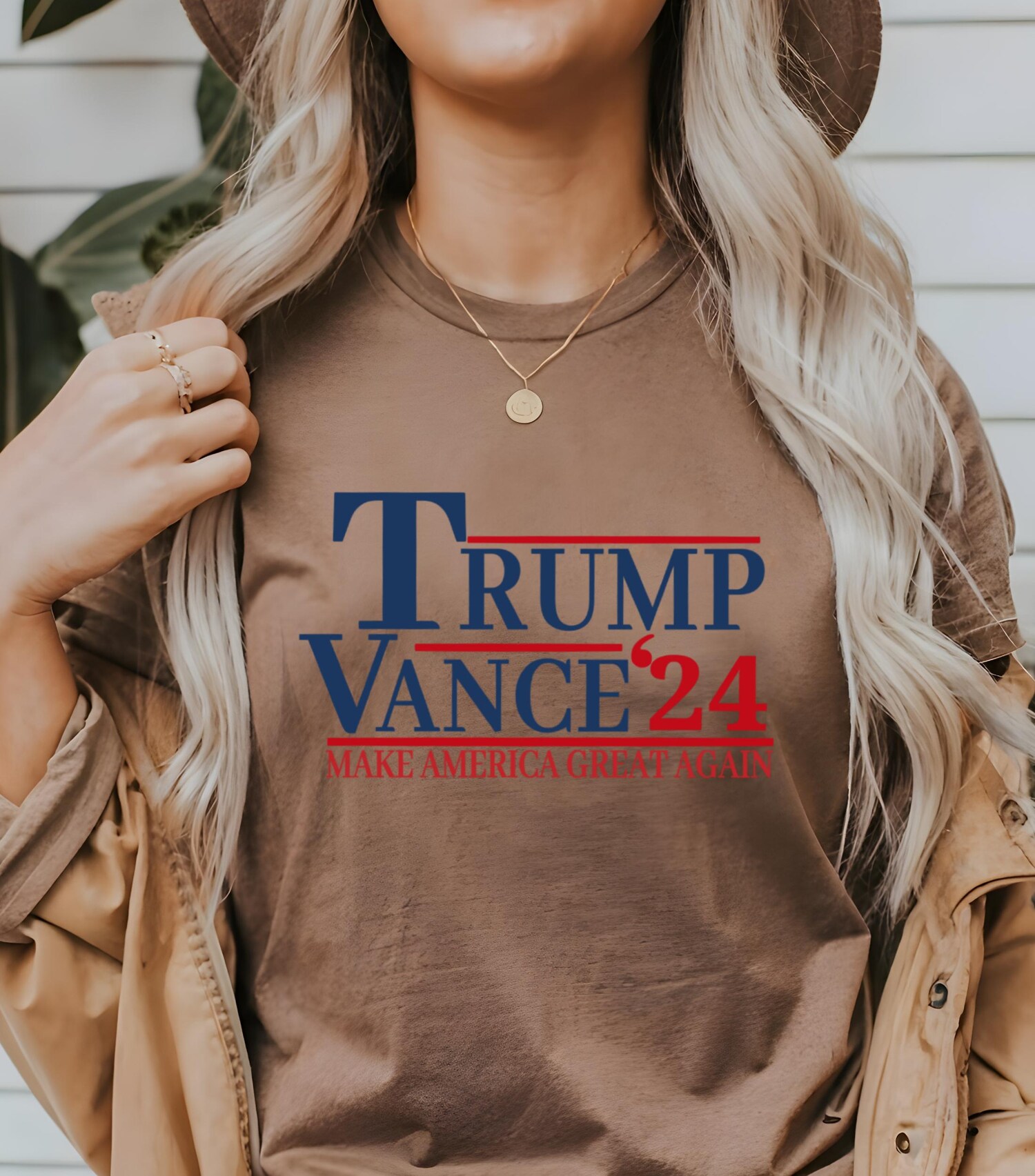Trump 2024 Shirt | Trump Vance Election T-Shirt | MAGA Never Surrender Tee image 0