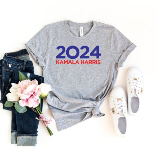 2024 Kamala Harris Shirt - First Female President T-Shirt - Girl Power Election Vote Tee image 0