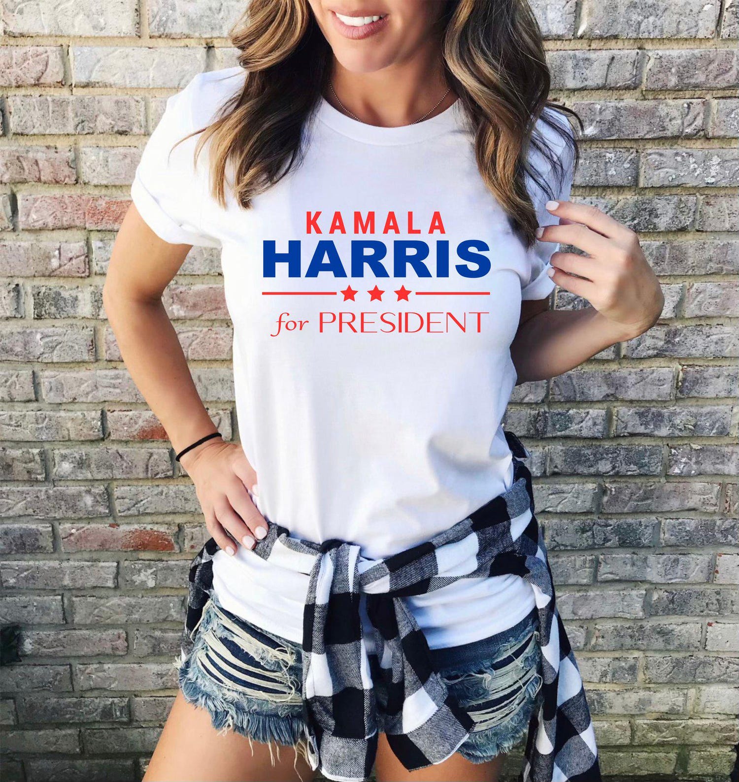 Kamala Harris 2024 Madam President Shirt | Presidential Election Democrat T-shirt image 1