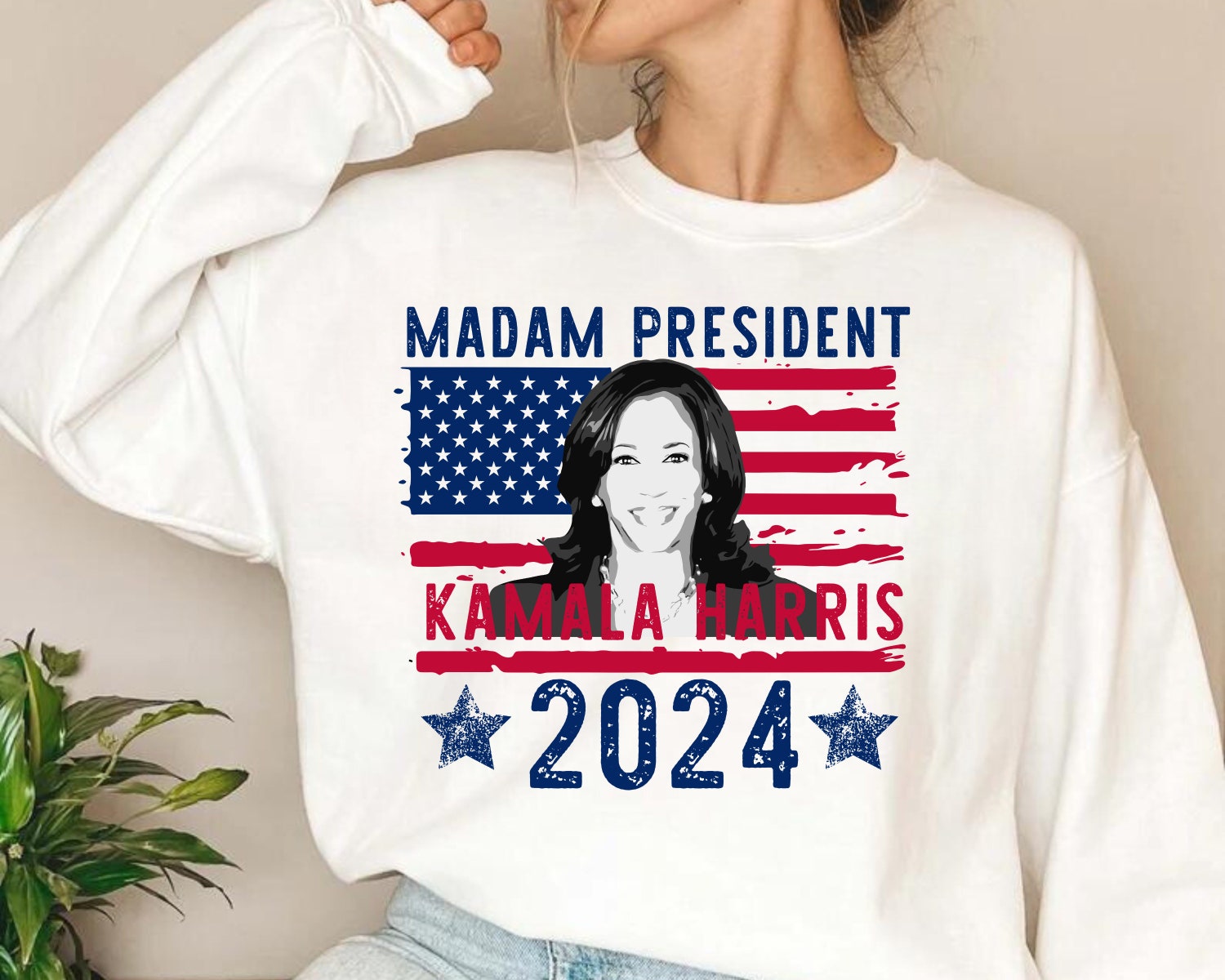 Kamala Harris 2024 Shirt | Madam President Kamala Harris Print image 3