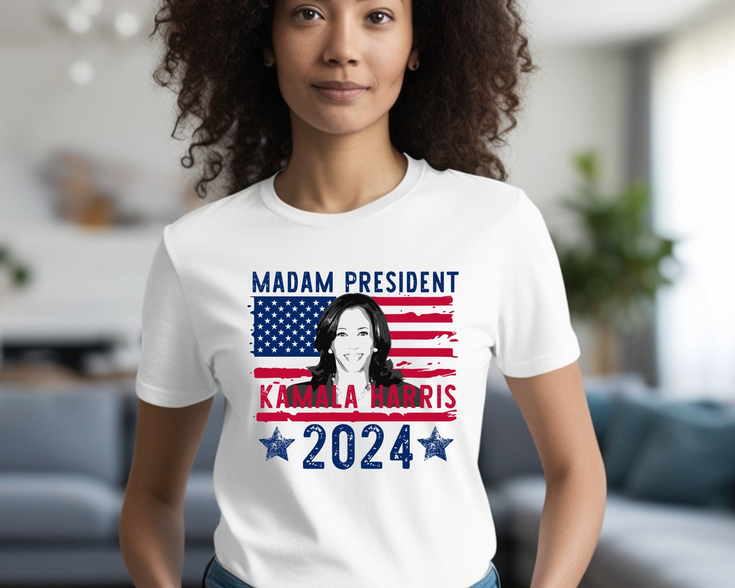 Kamala Harris 2024 Shirt | Madam President Kamala Harris Print image 4