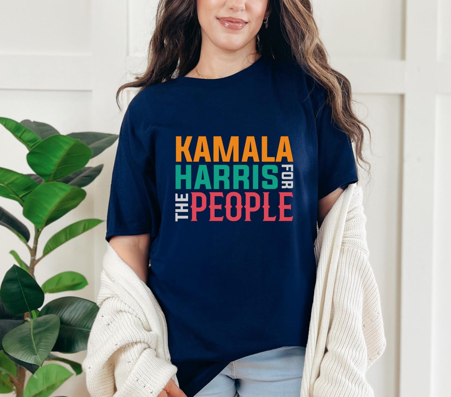 Kamala Harris 2024 Election Shirt Vote Kamala for President Harris For the People Tee image 2