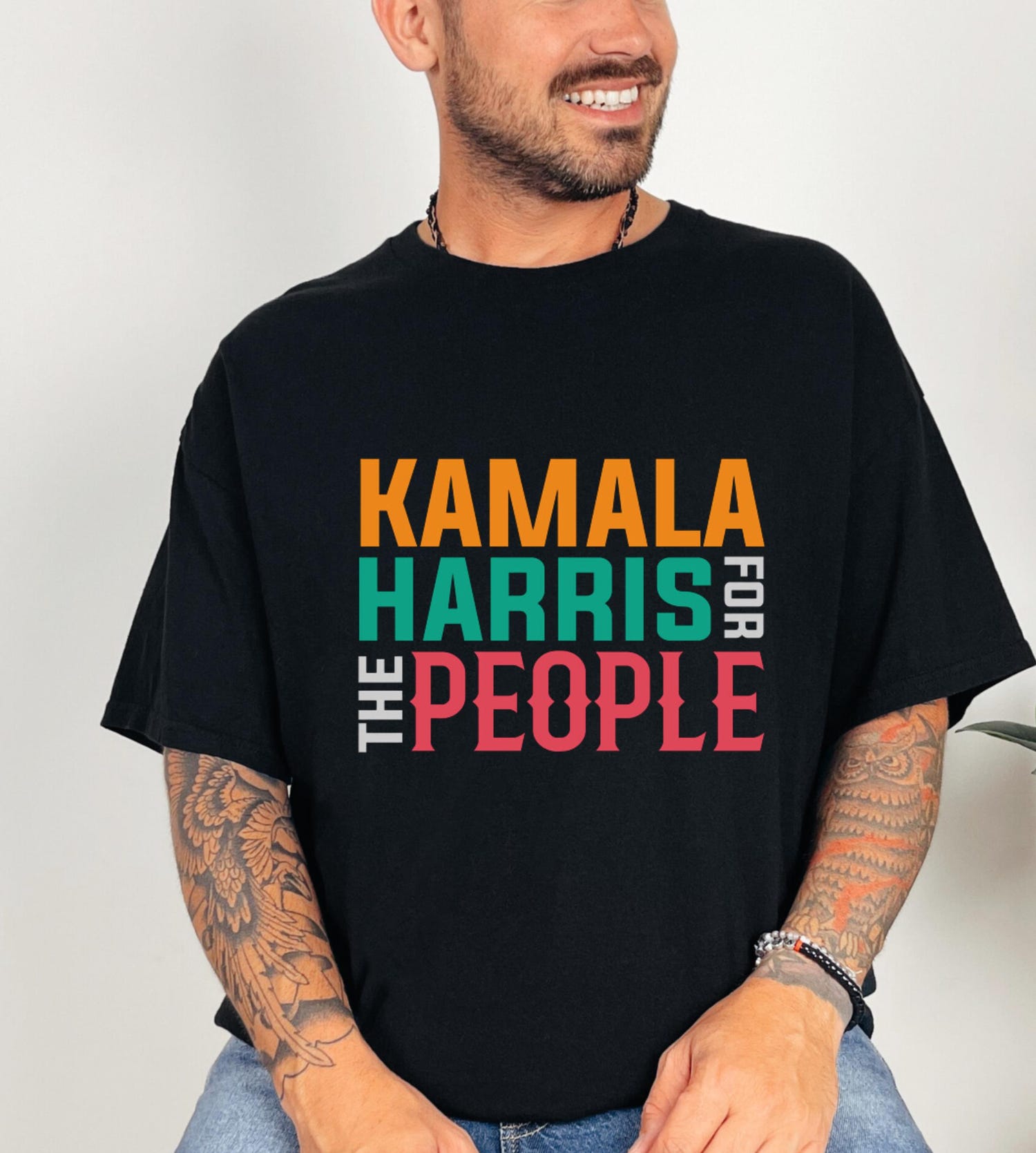 Kamala Harris 2024 Election Shirt Vote Kamala for President Harris For the People Tee image 4