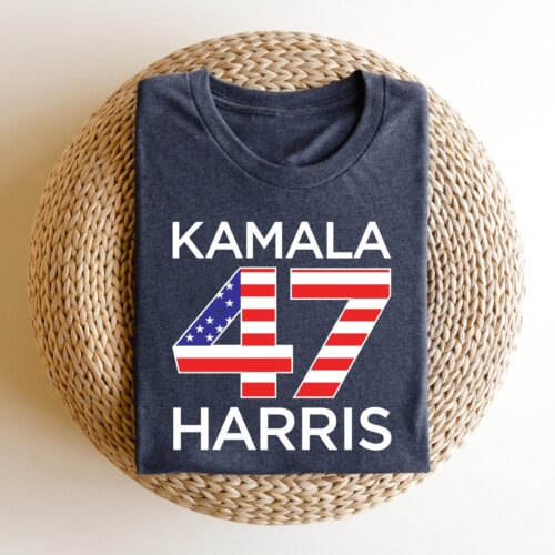 Kamala Harris 2024 Democrat T-Shirt | Kamala Harris 47 Election Shirt | Kamala Shirts image 0