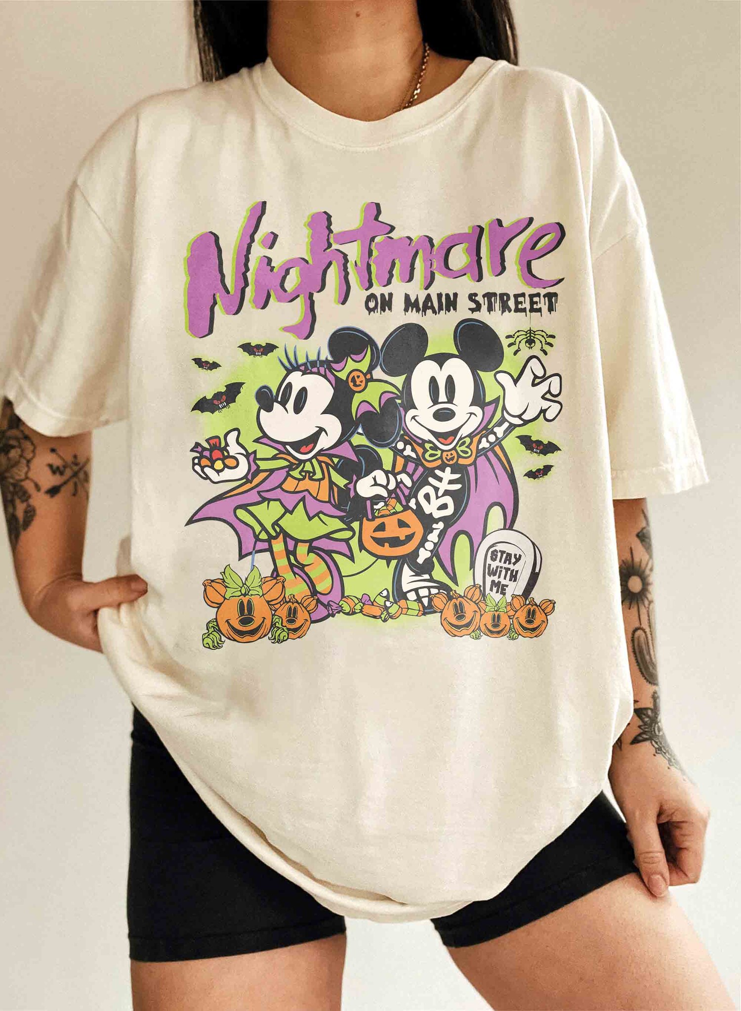 Nightmare On Main Street Shirt | Halloween 2024 | Mickey's Not So Scary Party | Oogie Boogie Bash Gift image 1