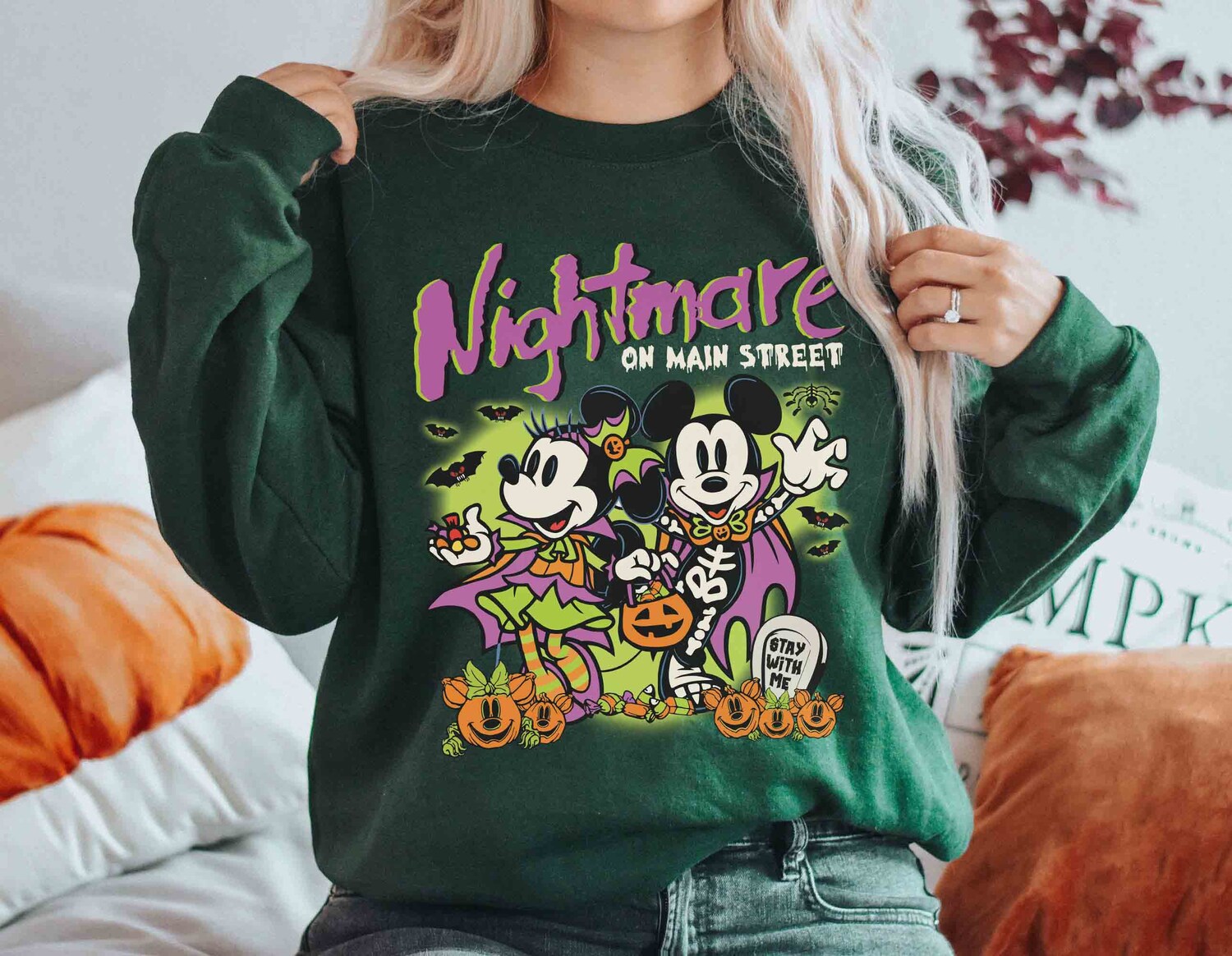 Nightmare On Main Street Shirt | Halloween 2024 | Mickey's Not So Scary Party | Oogie Boogie Bash Gift image 3