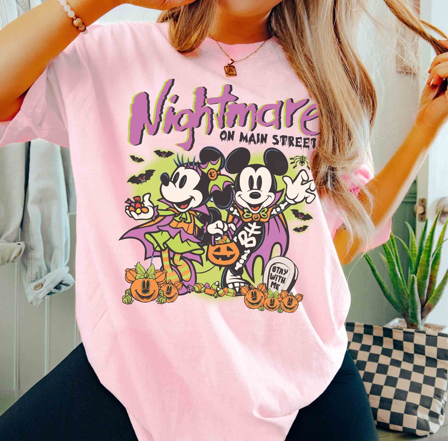 Nightmare On Main Street Shirt | Halloween 2024 | Mickey's Not So Scary Party | Oogie Boogie Bash Gift image 5