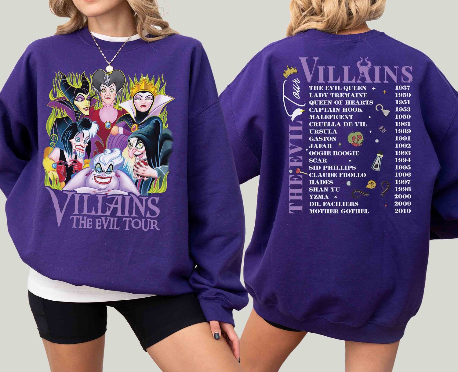 Retro Villains Halloween Shirt Disneyland Not So Scary Party Tee Halloween Gift image 3