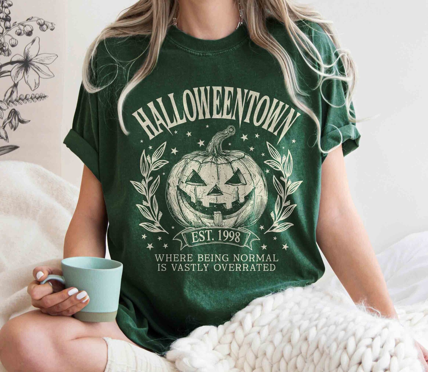 Halloweentown Est 1998 Retro Sweatshirt Halloweentown University Fall Shirt Halloween Tee image 4