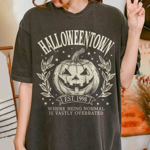 Halloweentown Est 1998 Retro Sweatshirt Halloweentown University Fall Shirt Halloween Tee image 0