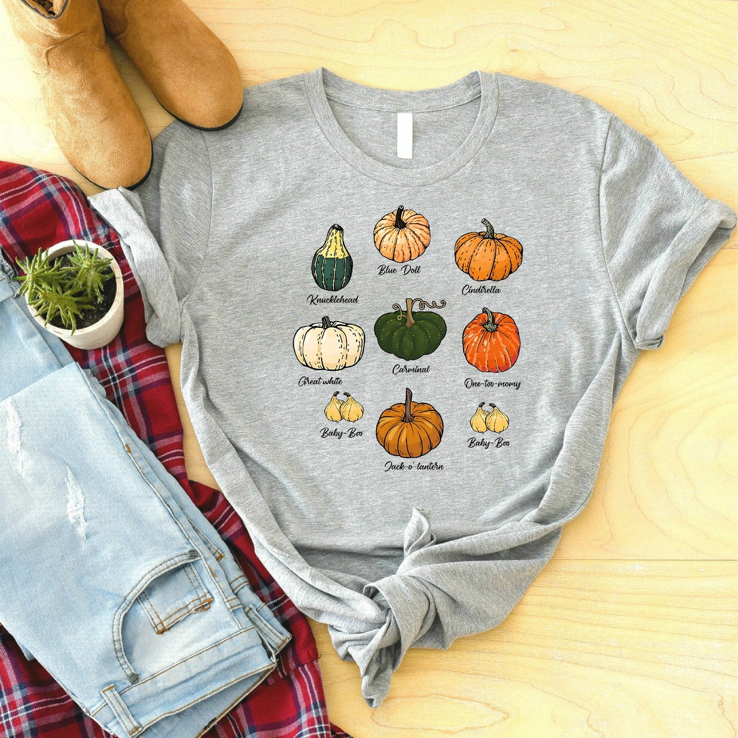 Women's Fall Pumpkin Patch Shirt | Halloween Thanksgiving Autumn Tee | Pumpkin Season Top image 3