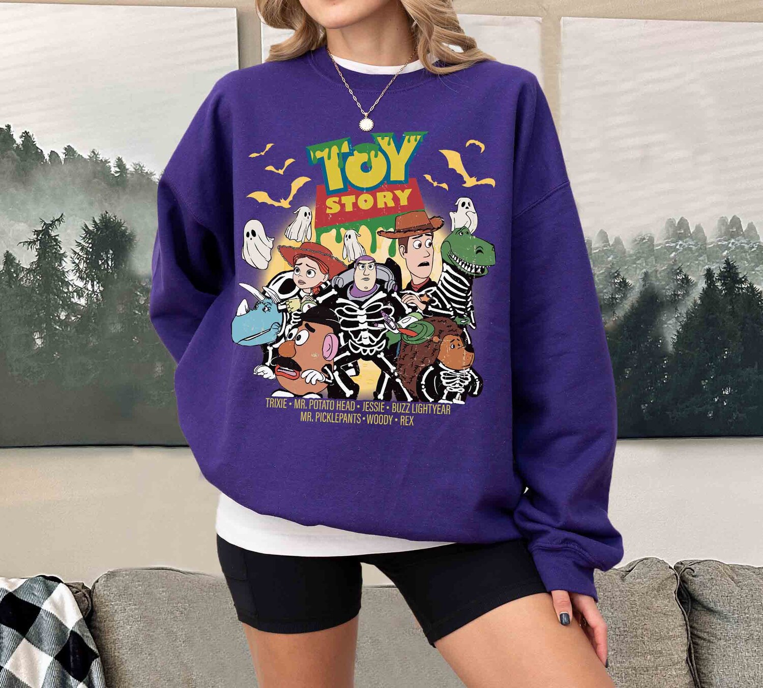 Retro Toy Story Halloween Shirt | Vintage Halloween Party 2024 image 2