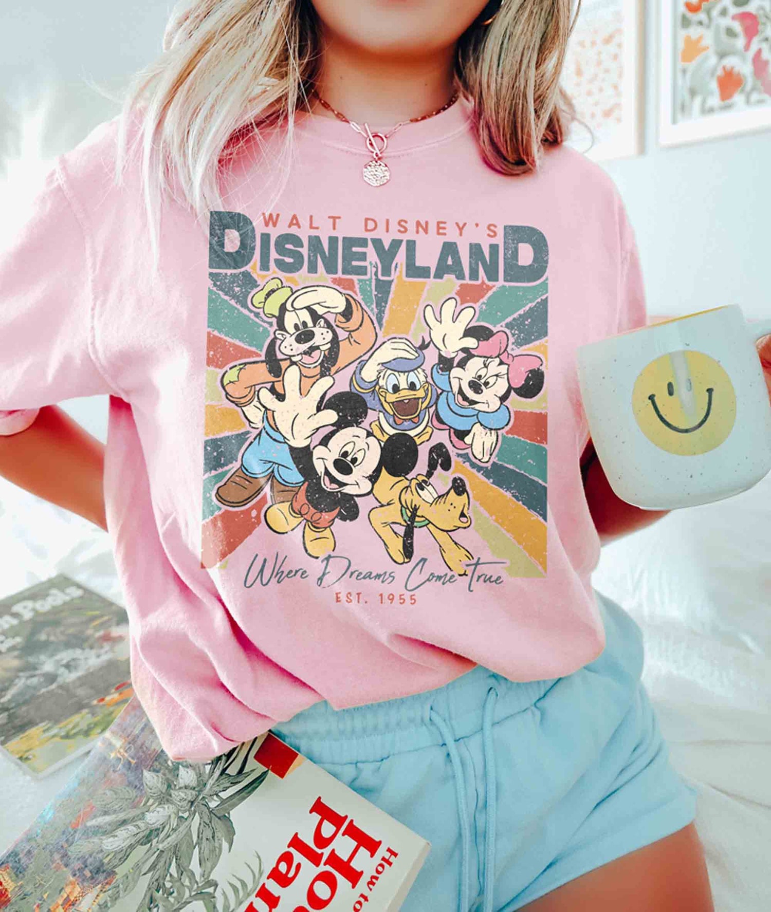 Retro Disneyland Shirt | Mickey and Friends Tee | Disney Family Trip Shirt | Where Dreams Come True image 3