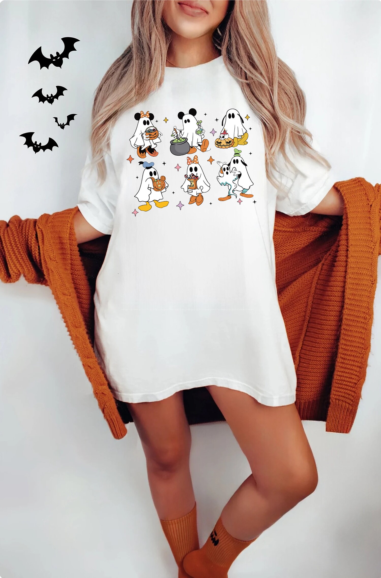 Halloween Disney Shirt - Mickey and Friends Ghost Tee - Disney Spooky Halloween Shirt image 5