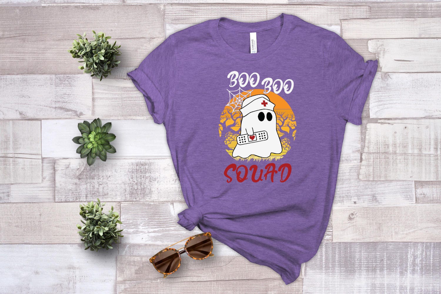 Funny Boo Boo Squad Halloween T-Shirt | Spooky Season Costume | Fall Family Tee Gift image 2