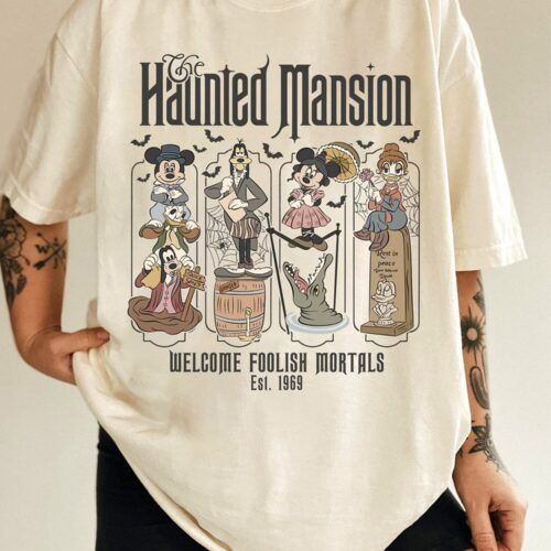 Halloween Haunted Mansion Shirt | Mickey & Friends | Not So Scary Halloween Party Tee image 0