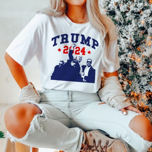 Trump 2024 Election Shirt | Pro Trump Support T-Shirt | I Stand with Trump for President image 0