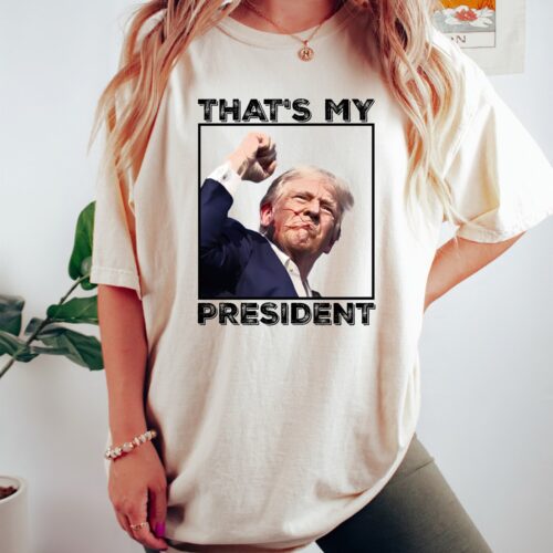 Trump 2024 Shirt | Donald Trump Supporter Tee | Political Statement Shirt | Trump Fighter Shirt image 0