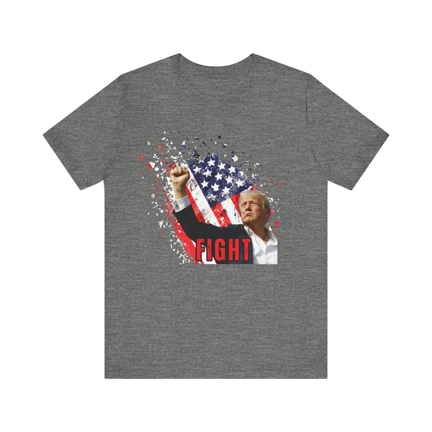 Pro Trump Fight T-Shirt | Republican Convention Donald Trump Support Tee image 3