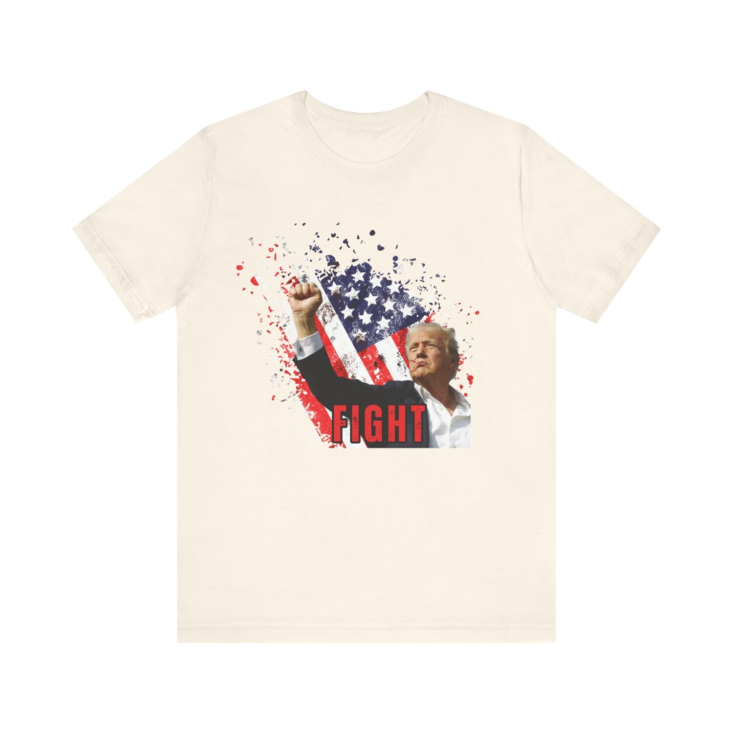 Pro Trump Fight T-Shirt | Republican Convention Donald Trump Support Tee image 4