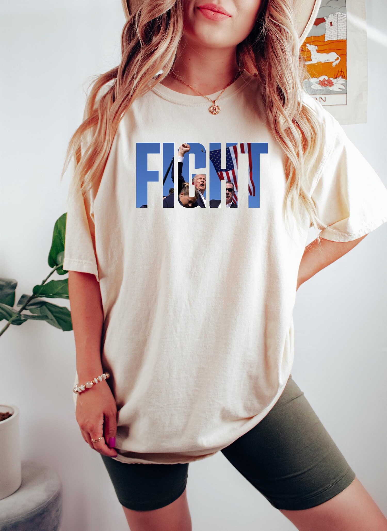 Anti Trump or Pro Trump T-Shirt | Political Statement Tee | Fight Donald Trump | MAGA Shirt image 0
